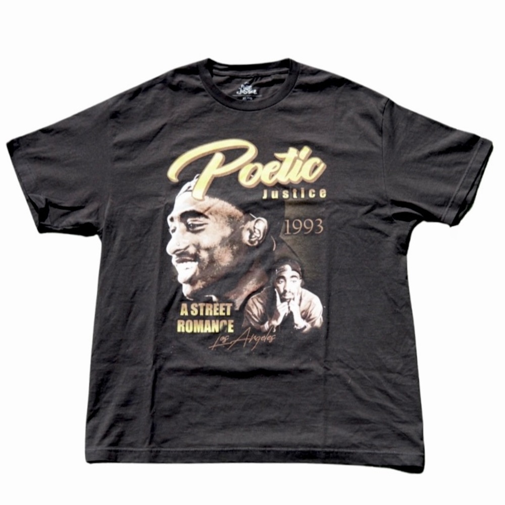 2 For 15💰TUPAC POETIC JUSTICE T- SHIRT